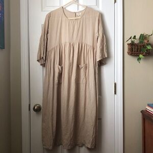 The Simple Folk Linen Midi Dress in Small